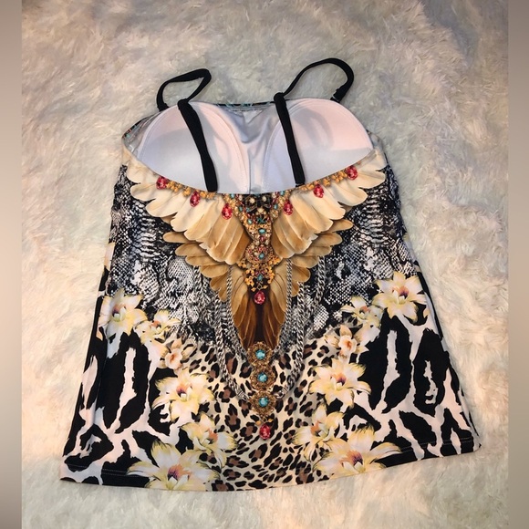 ✨VENUS Animal print Tankini with Graphic Embellishments✨ - Picture 11 of 16